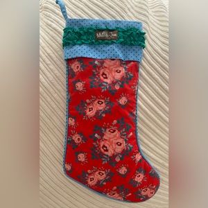Matilda Jane Floral Christmas Stocking. Great Condition. Only used a few times.